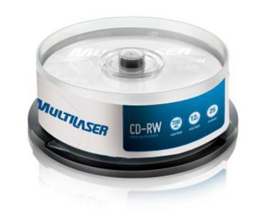 CD RW Multilaser capa